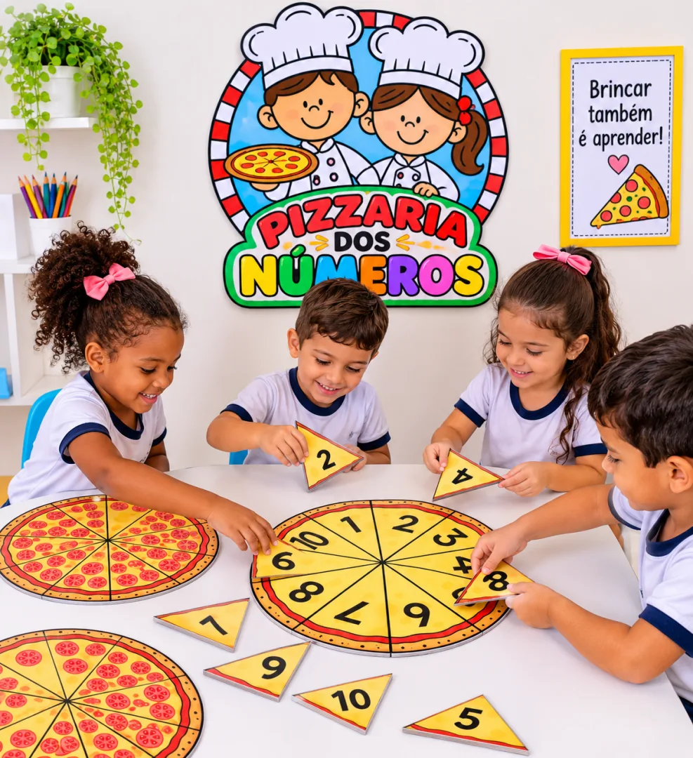 Pizza dos Números - Educação Infantil - PDF - 6 Páginas — imagem 3