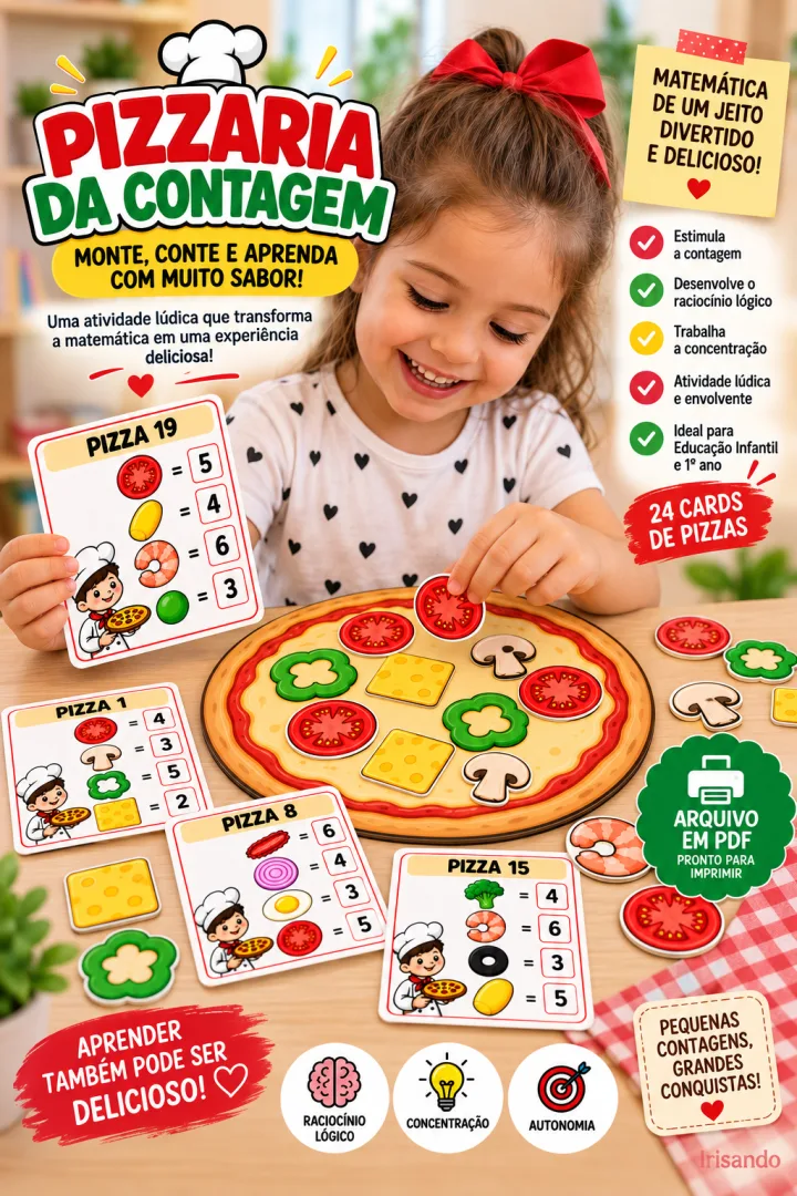 🍕 PIZZARIA DA CONTAGEM — MONTE, CONTE E APRENDA! — imagem 2