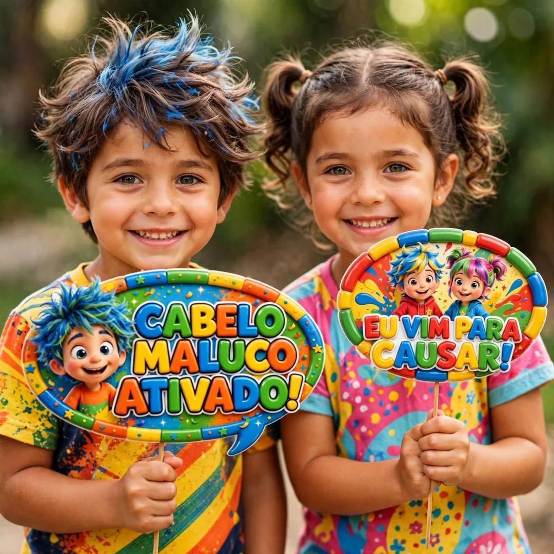 Placas para o Dia do Desfile Maluco em PDF — imagem 2