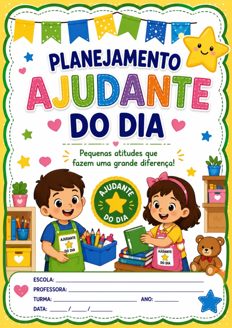 Planejamento Ajudante do Dia - Educação Infantil - PDF — imagem 2