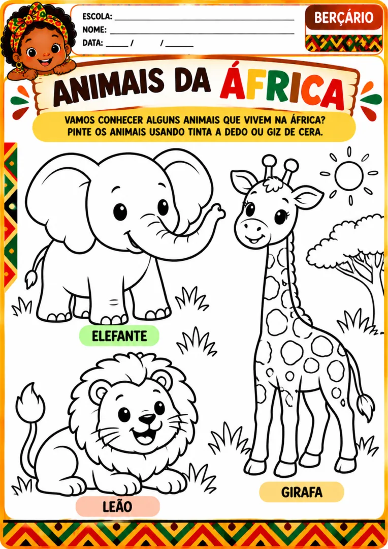 Planejamento Quinzena Africana Berçário e Educação Infantil PDF — imagem 4