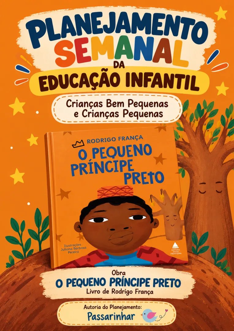 Planejamento Semanal da Educação Infantil O Pequeno Príncipe Preto em PDF — imagem 2
