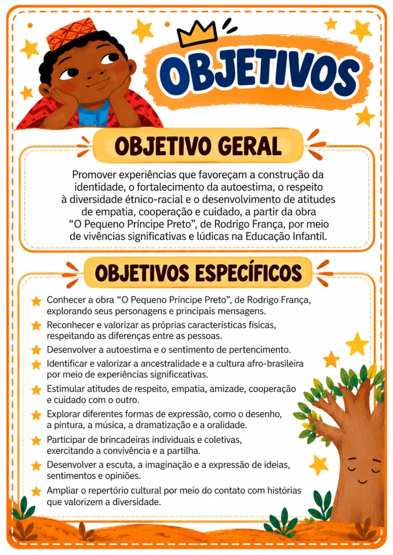 Planejamento Semanal da Educação Infantil O Pequeno Príncipe Preto em PDF — imagem 4