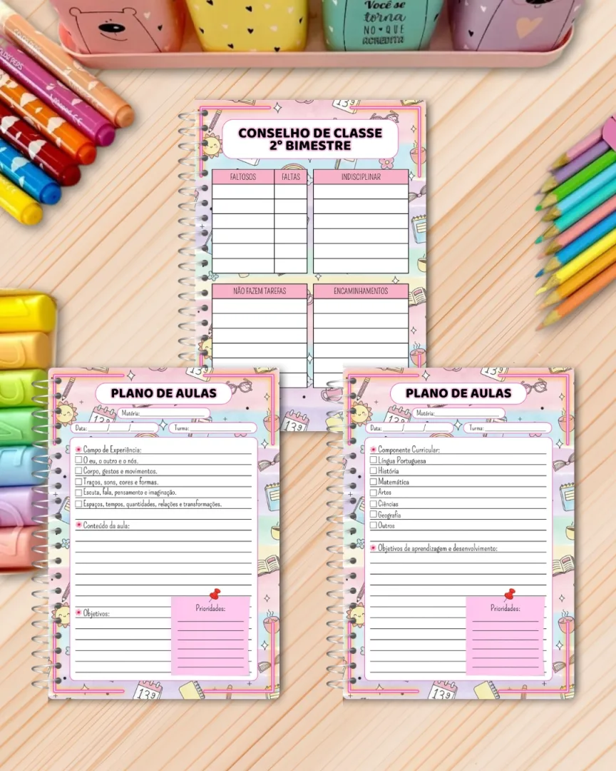 PLANNER / CADERNO DA PROFESSORA: CORUJINHA — imagem 3