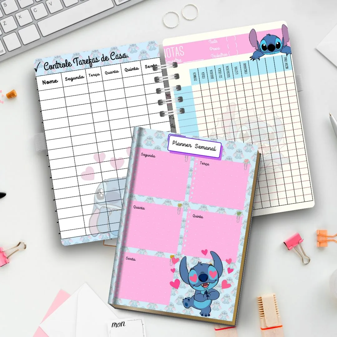 PLANNER / CADERNO DO PROFESSOR (A) 2026: STITCH — imagem 2