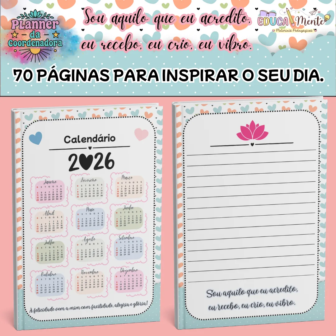 ✨ PLANNER DA COORDENADORA | AFIRMAÇÕES DIÁRIAS ✨ — imagem 3