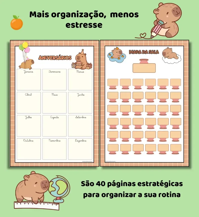 Planner da Prô 2026 - Capivara — imagem 3