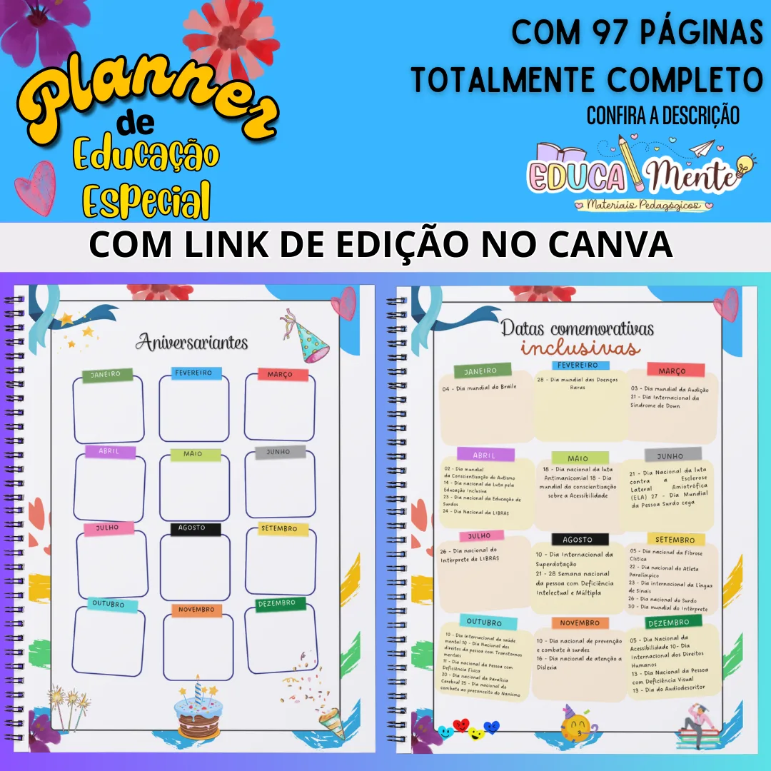 ⭐PLANNER DE EDUCAÇÃO ESPECIAL⭐ — imagem 7
