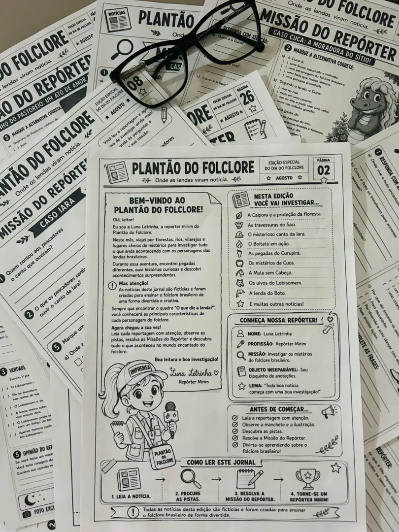 🗞️🧡 PLANTÃO DO FOLCLORE: Onde as lendas viram notícia! ✨LANÇAMENTO! — imagem 3