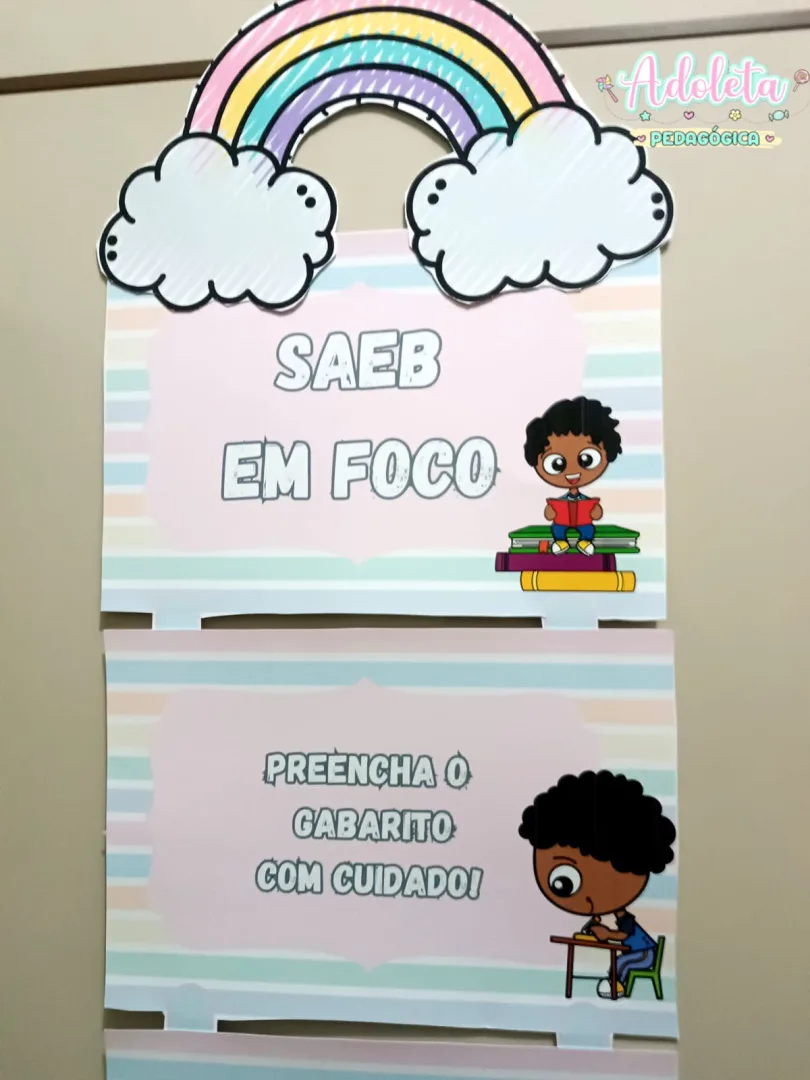 Plaquinha SAEB — imagem 3