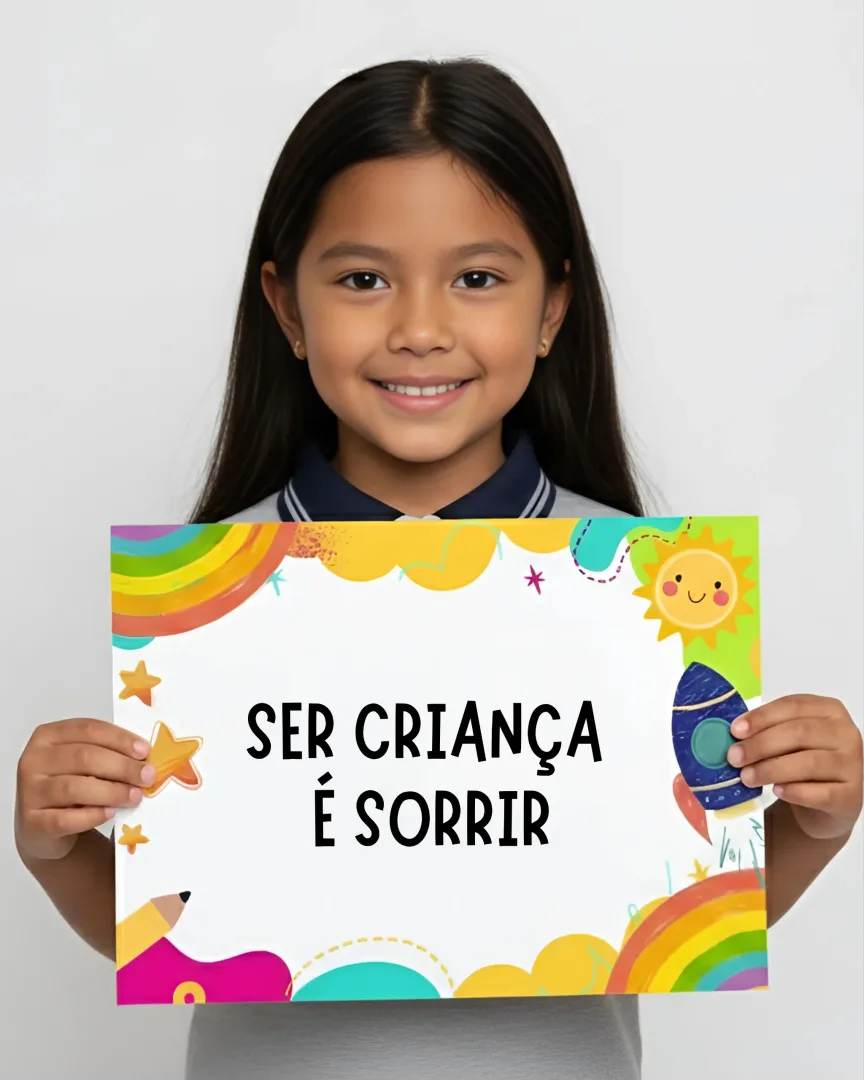 Plaquinhas Dia das Crianças - Ser Criança é... — imagem 3
