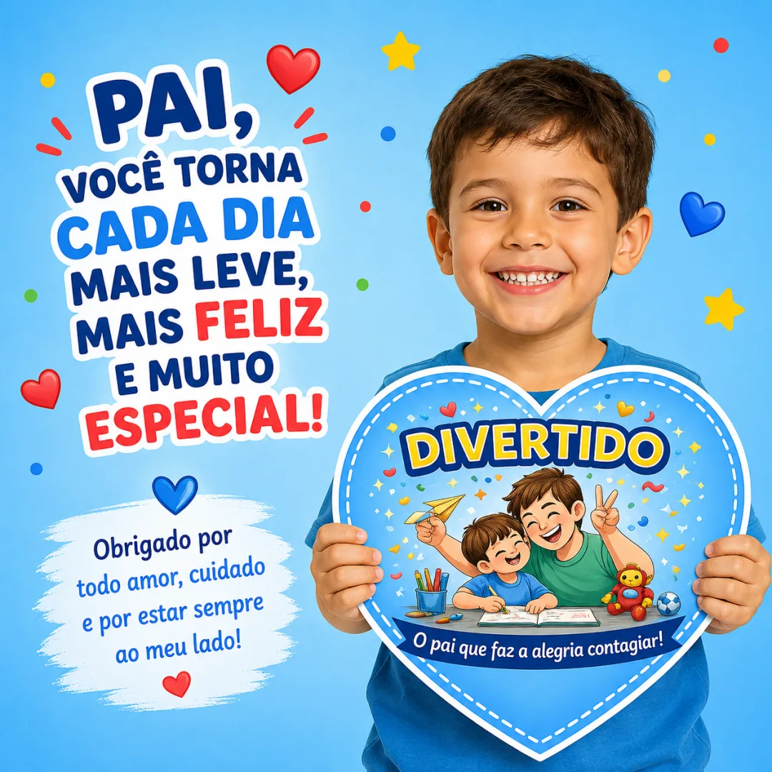 Plaquinhas Dia dos Pais - Jogral  — imagem 3