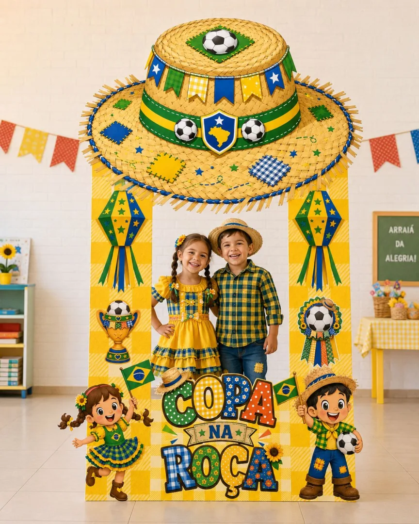 PORTAL / DECORAÇÃO: COPA JUNINA - COPA NA ROÇA — imagem 2