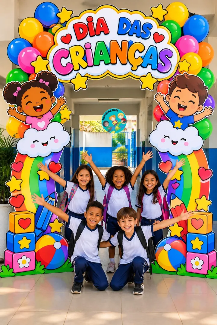 🎈✨ *PORTAL DIA DAS CRIANÇAS*✨🎈 💰8,00 Transforme a entrada da escola em um espaço cheio de alegria e cor para comemora — imagem 3