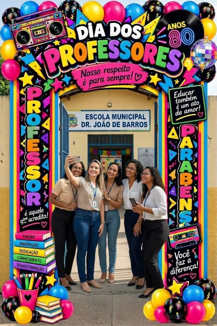 🍎✨ PORTAL DIA DOS PROFESSORES ✨🍎  Uma decoração especial para homenagear aqueles que transformam vidas através da educ — imagem 4