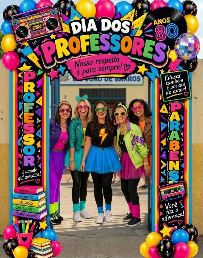 🍎✨ PORTAL DIA DOS PROFESSORES ✨🍎  Uma decoração especial para homenagear aqueles que transformam vidas através da educ — imagem 3