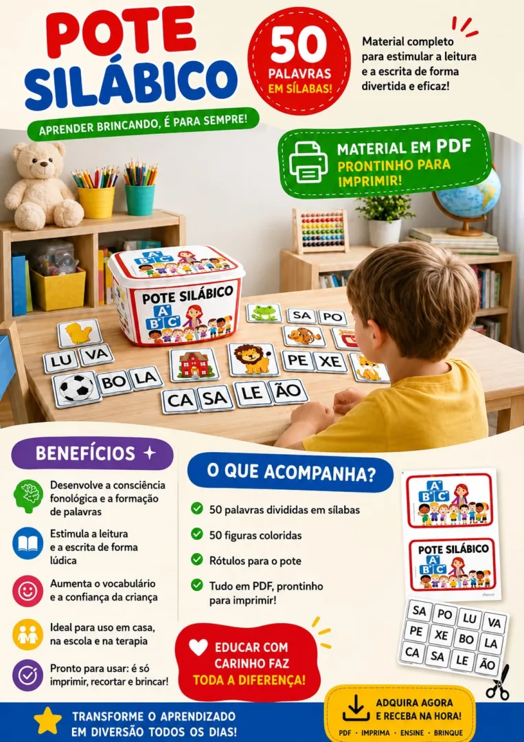 Pote silábico alfabetização PDF  — imagem 2