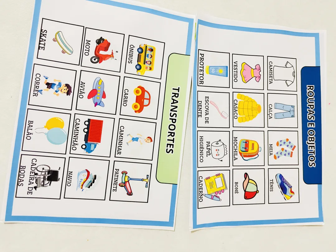 Prancha de Comunicação com 70 Cards Ilustrados para Inclusão — imagem 2