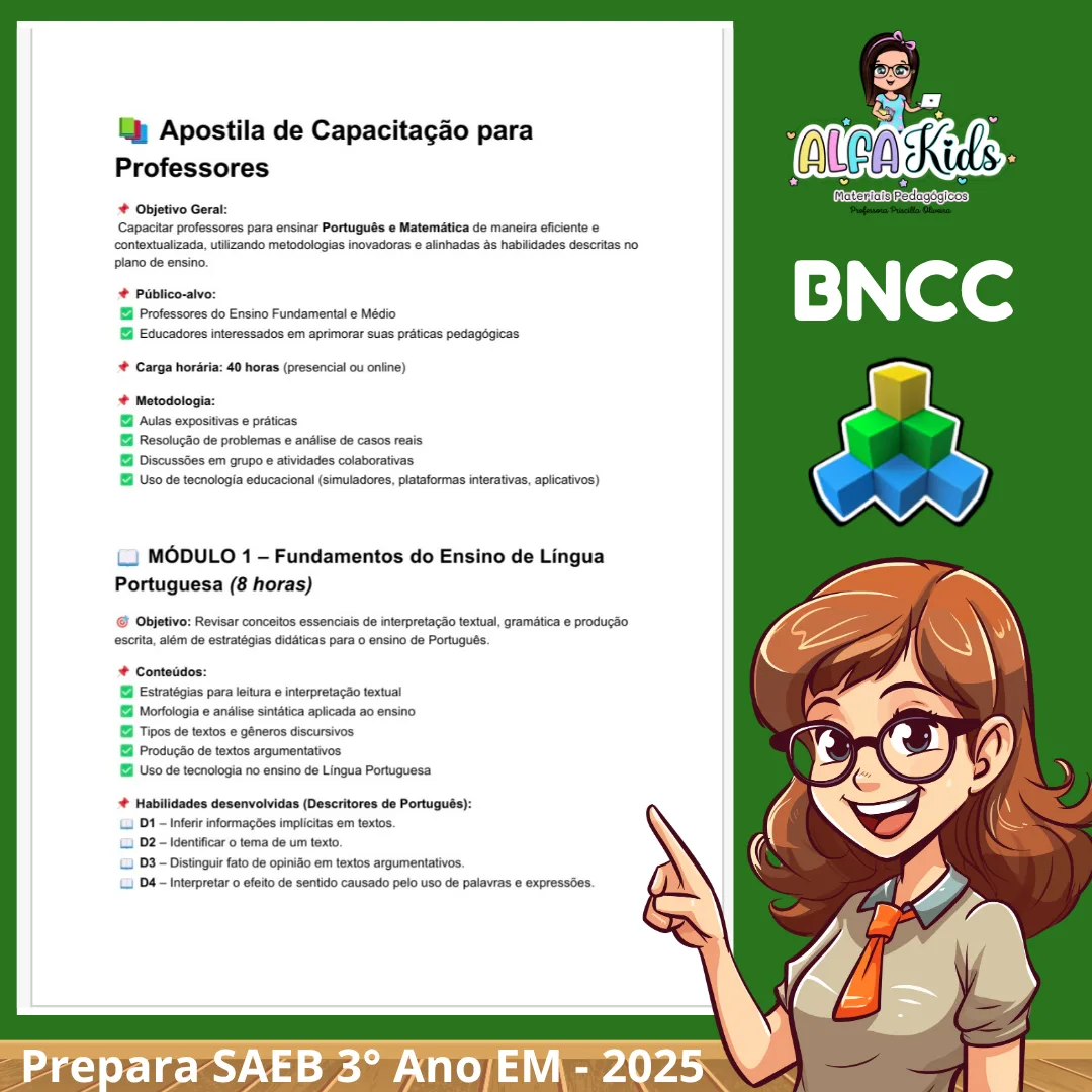 Preparatório Saeb - 3° ano Ensino Médio — imagem 4