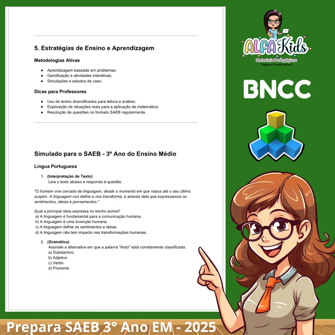 Preparatório Saeb - 3° ano Ensino Médio — imagem 5