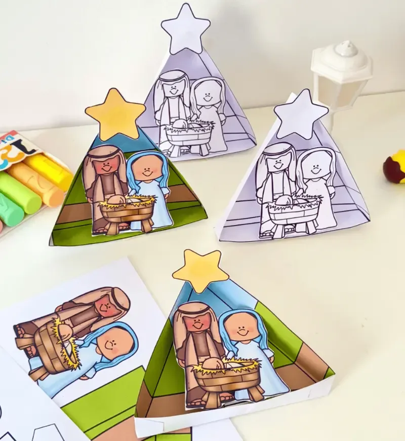 Presépio Tridimensional PDF Educação Infantil — imagem 2