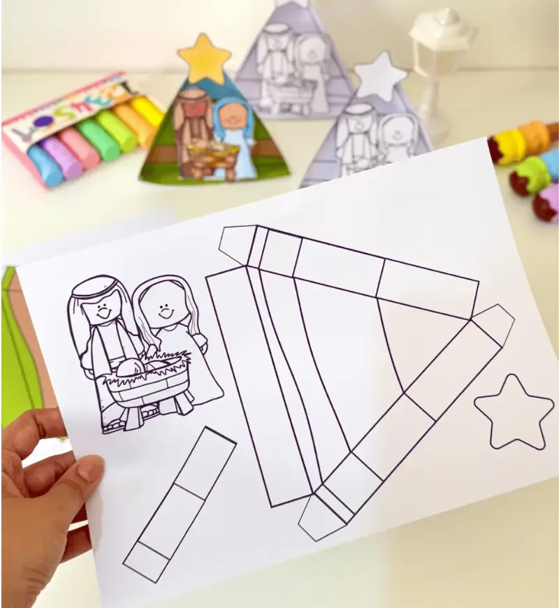 Presépio Tridimensional PDF Educação Infantil — imagem 3