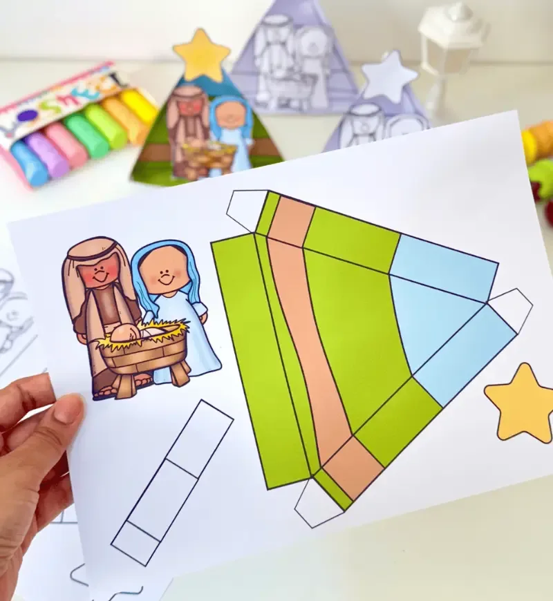 Presépio Tridimensional PDF Educação Infantil — imagem 4