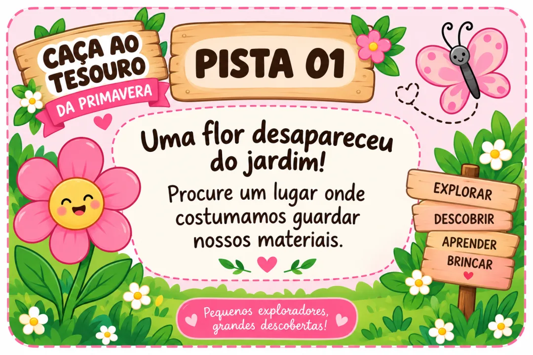 Primavera Caça ao Tesouro – Uma Aventura Pelo Jardim Encantado! em PDF — imagem 4