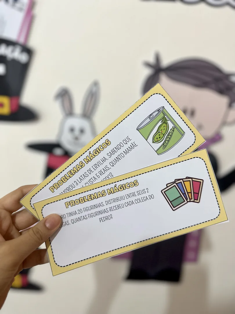 Problemas Mágicos de Matemática: 80 Cards de Problemas das 4 Operações — imagem 4