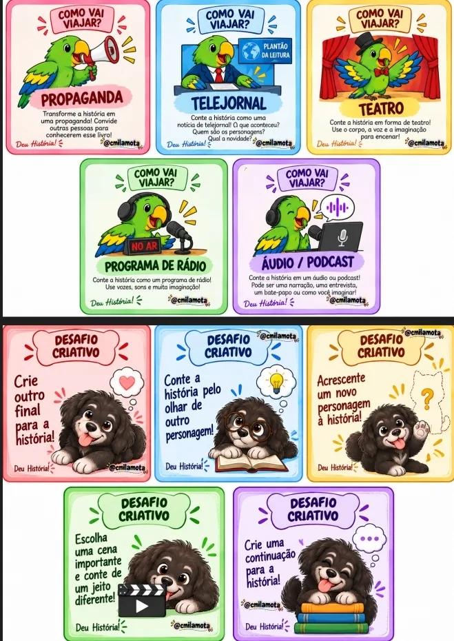 Produção de Texto - 2º ao 5º Ano - PDF com 20 Cartinhas e Jogos Educativos — imagem 2