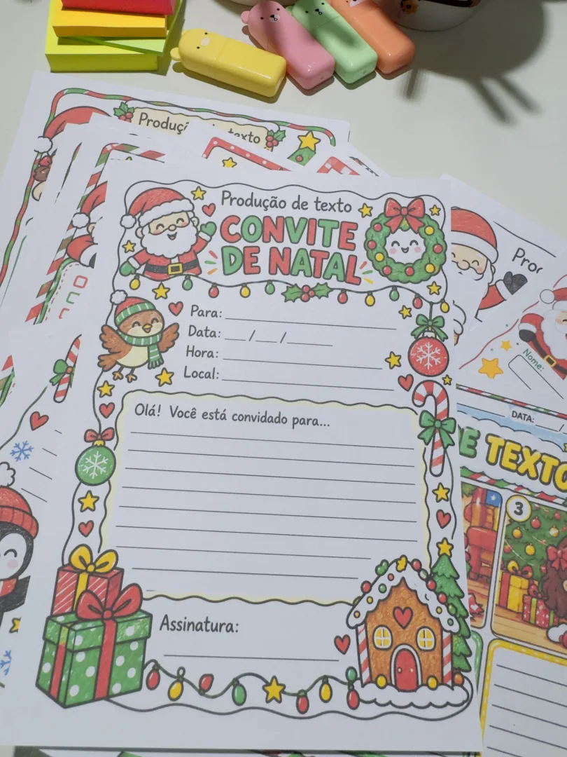 Produção de Texto de Natal para 3º a 5º Anos em PDF — imagem 4