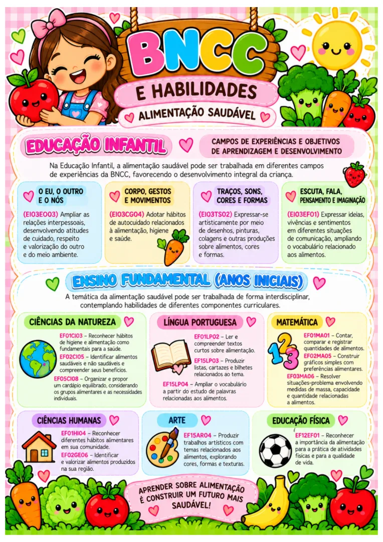 Projeto Alimentação Saudável para Educação Infantil e Ensino Fundamental Atividades e Jogos em PDF — imagem 6