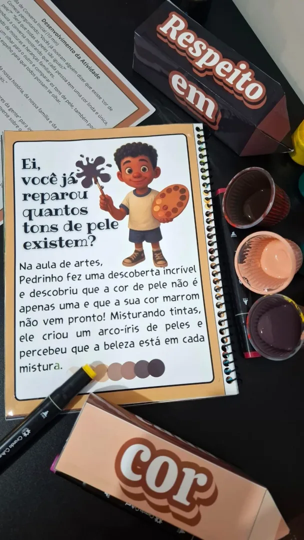 🤎🧡PROJETO: AS CORES DA GENTE|CONSCIÊNCIA NEGRA E POVOS INDIGENAS 🤎🧡 — imagem 4
