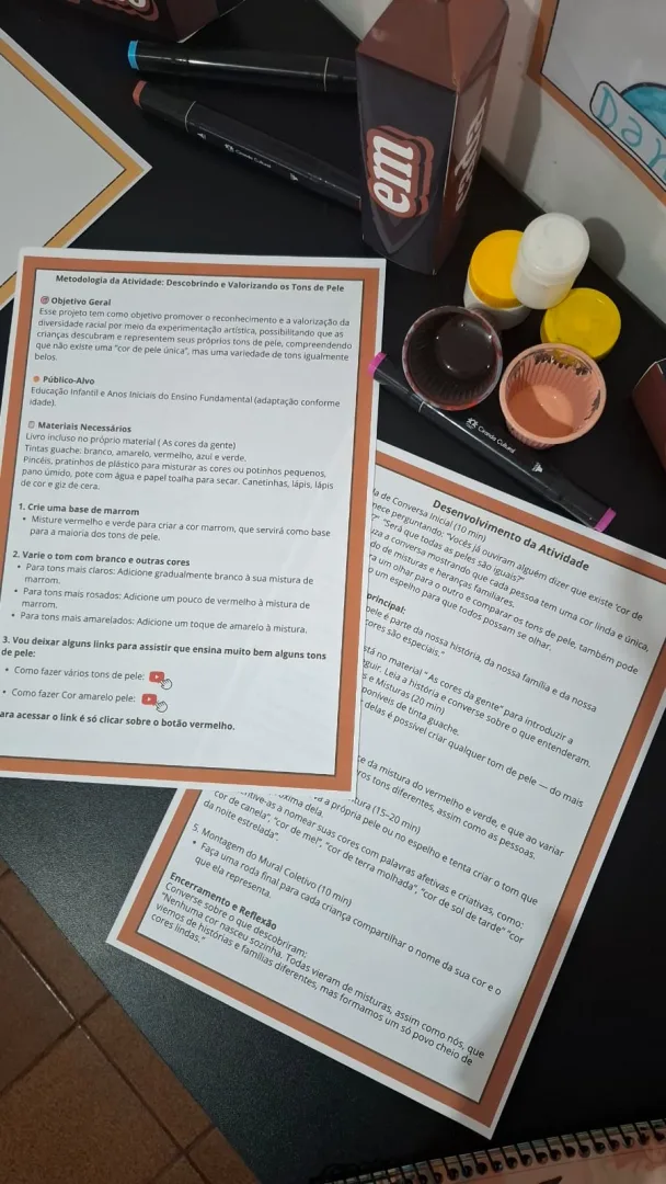 🤎🧡PROJETO: AS CORES DA GENTE|CONSCIÊNCIA NEGRA E POVOS INDIGENAS 🤎🧡 — imagem 5