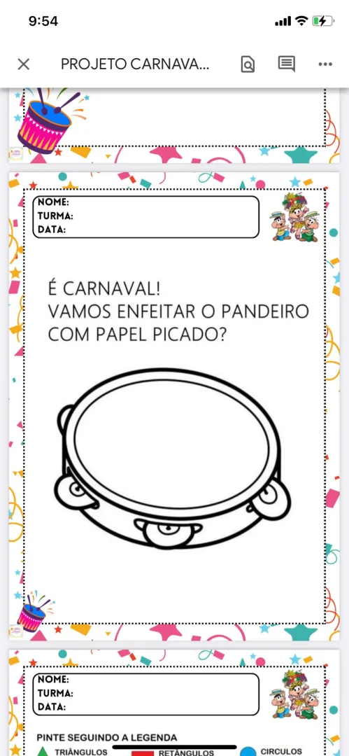 Projeto Carnaval — Pronto para Imprimir — imagem 3