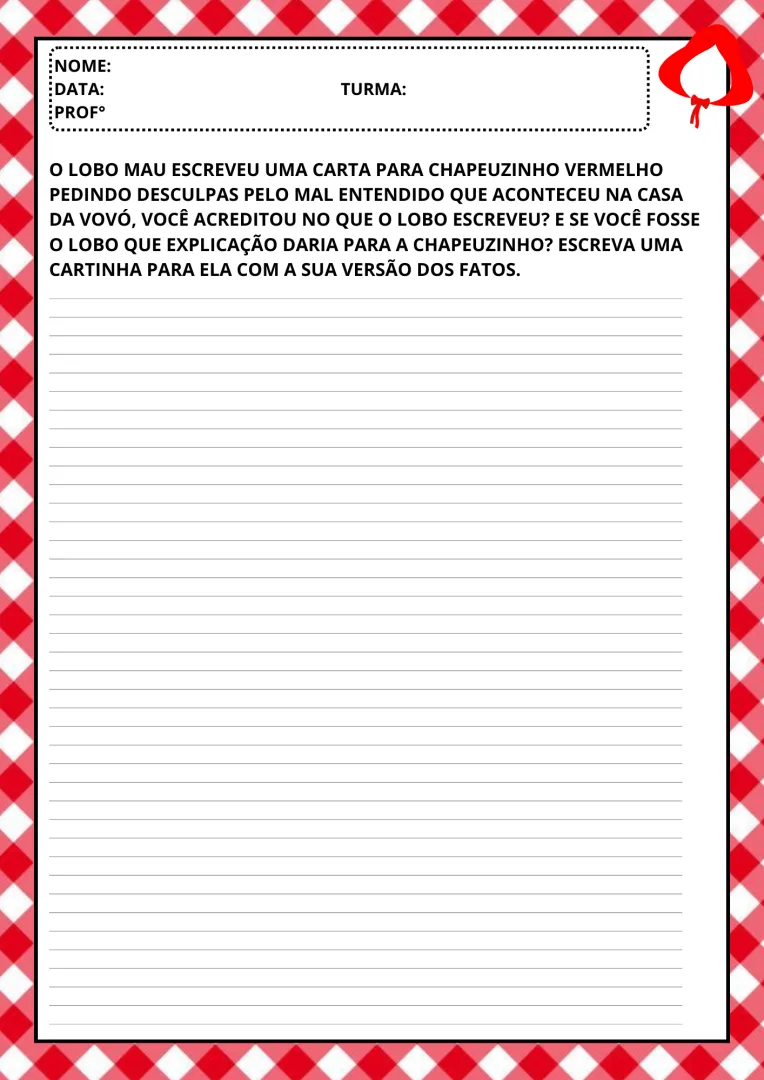 PROJETO CHAPEUZINHO VERMELHO — imagem 4