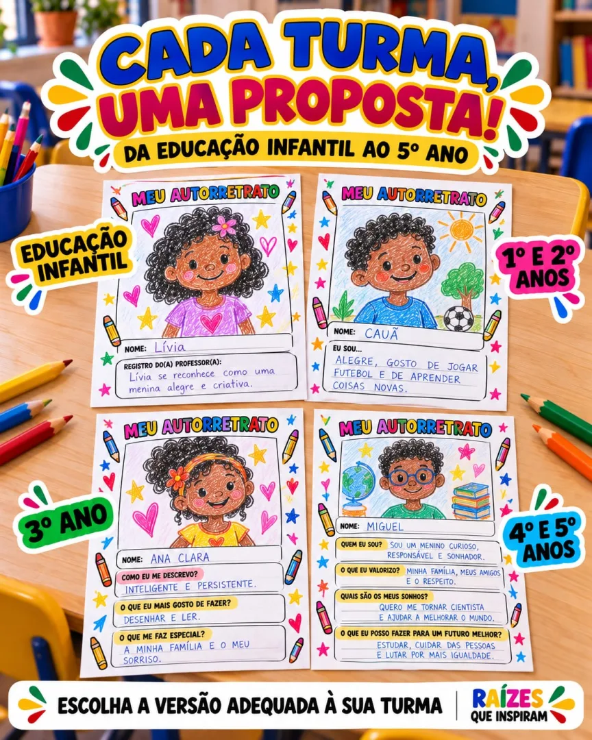 Projeto Consciência Negra: Raízes Que Inspiram Educação Infantil ao 5º Ano– em PDF — imagem 4