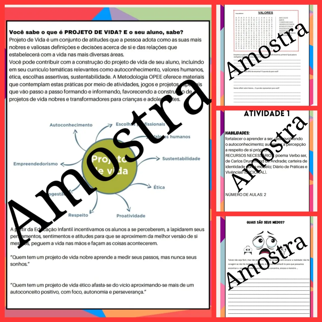 PROJETO DE VIDA - ANOS INICIAIS — imagem 2