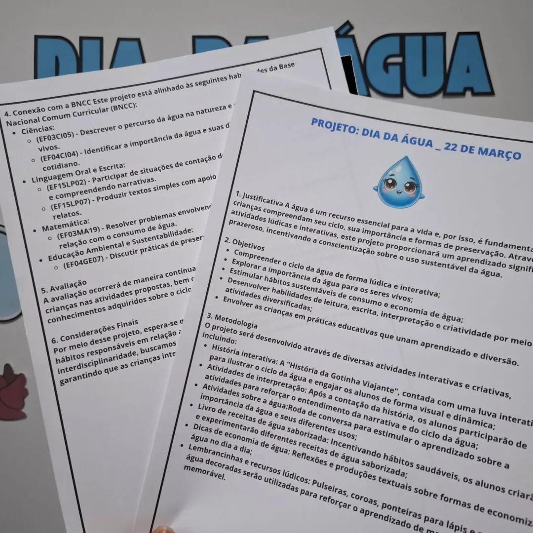 📘💦 PROJETO INTERATIVO SOBRE A ÁGUA 💦📘 — imagem 3