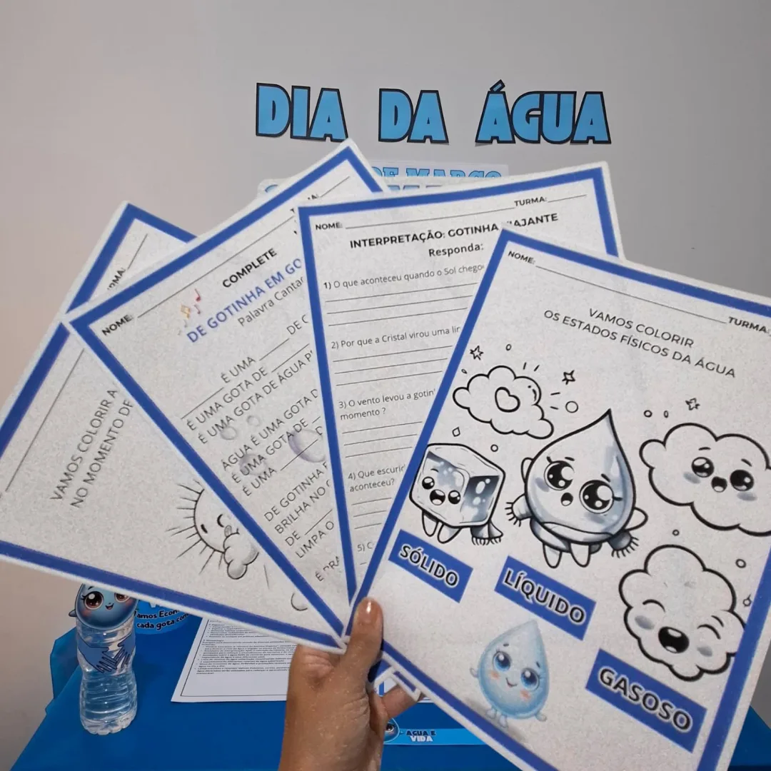 📘💦 PROJETO INTERATIVO SOBRE A ÁGUA 💦📘 — imagem 4