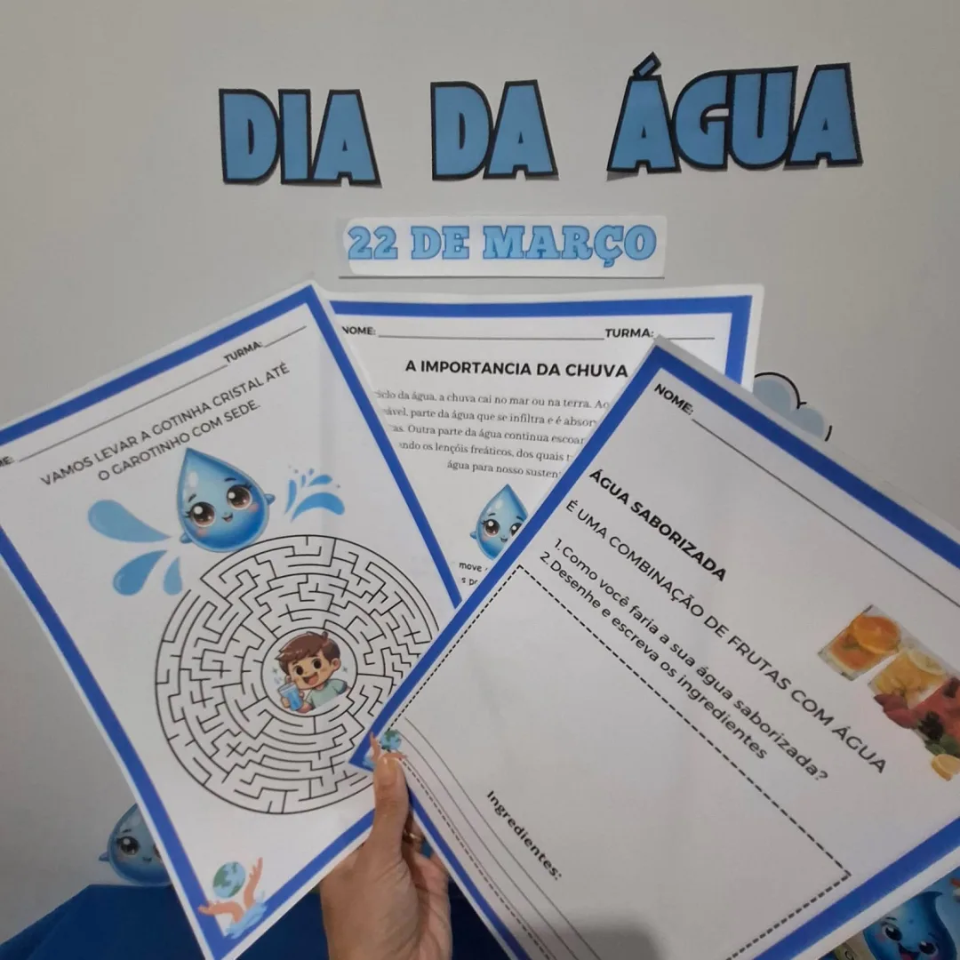 📘💦 PROJETO INTERATIVO SOBRE A ÁGUA 💦📘 — imagem 5
