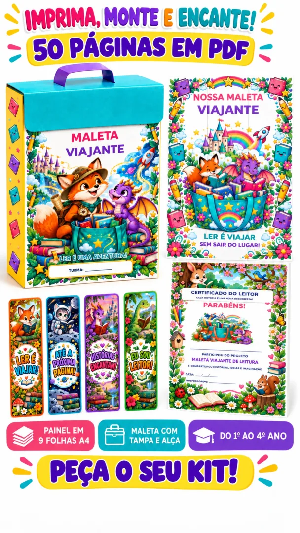 Projeto Maleta Viajante Leitura 1º ao 4º Ano PDF — imagem 4