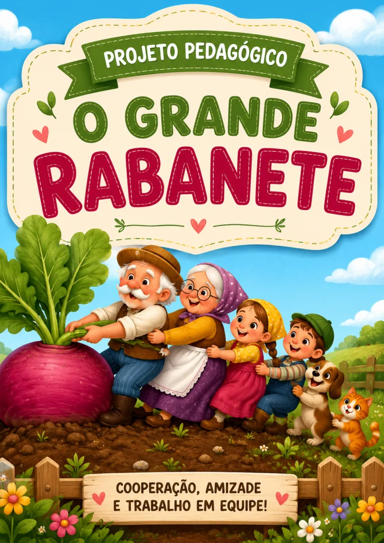 PROJETO: O GRANDE RABANETE: UMA HISTÓRIA QUE VIRA APRENDIZADO! — imagem 2