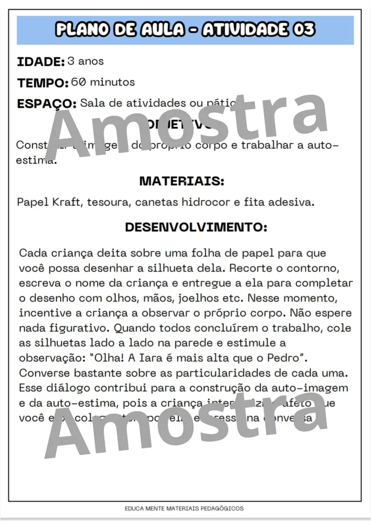 Projeto Pedagógico: Identidade - Quem eu sou — imagem 6