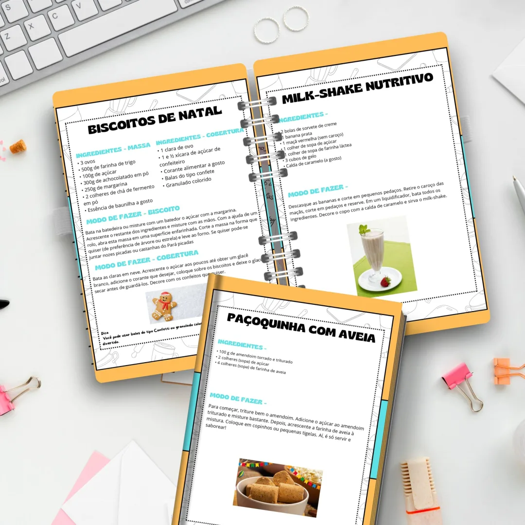 PROJETO PEDAGÓGICO / RECURSO PEDAGÓGICO: MEU CADERNO DE RECEITAS — imagem 2