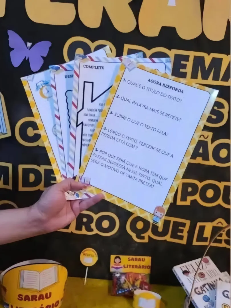 Projeto Pedagógico: Sarau Literário — imagem 2