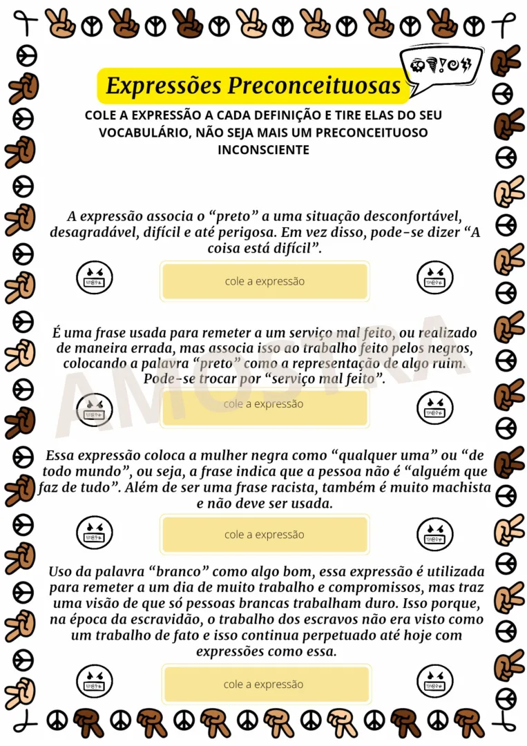 🤎 🌻 PROJETO RESPEITO NÃO TEM COR… TEM CONSCIÊNCIA!💭🤎 — imagem 5