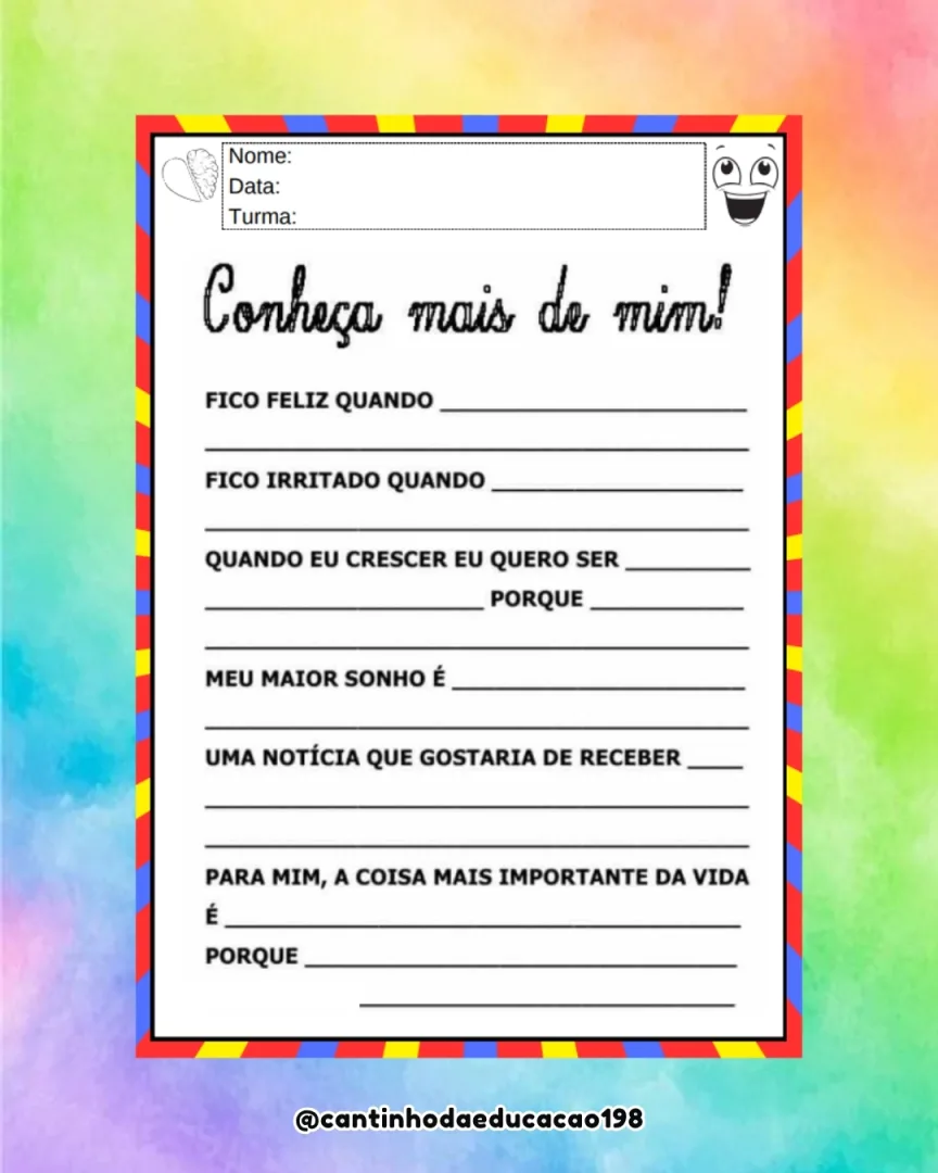 Projeto Sentimentos e Emoções - 57 Páginas - Educação Infantil - PDF — imagem 3