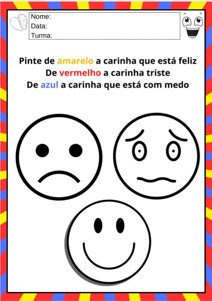 PROJETO SENTIMENTOS E EMOÇÕES  - DIVERTIDAMENTE — imagem 3