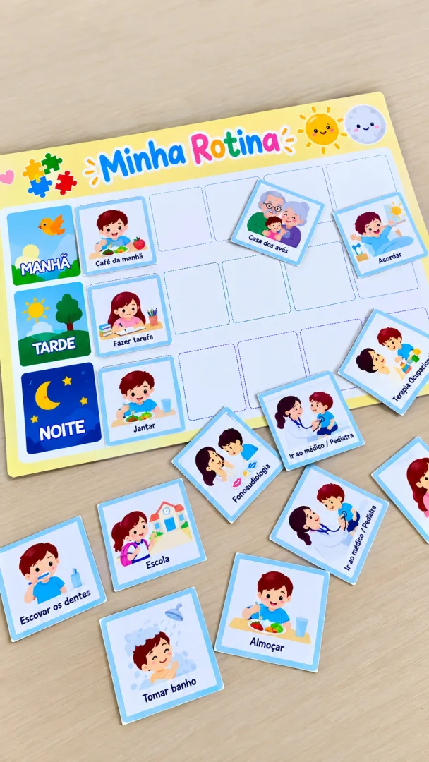 Quadro de Rotina Diária em PDF - Educação Infantil — imagem 3